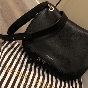 Henri Bendel ZIP Saddle Bag